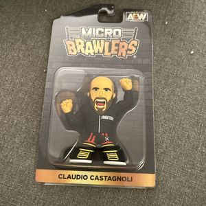 AEW Exclusive Claudio Castagnoli Micro Brawlers All Elite Crate - NEW